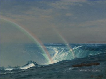  bierstadt - ACCUEIL DE LA RAINBOW HORSESHOE FALLS NIAGARA American Albert Bierstadt cascade